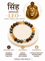 Leo (Singh Rashi) Crystal Bracelet