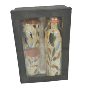 pure copper printed bottle set 