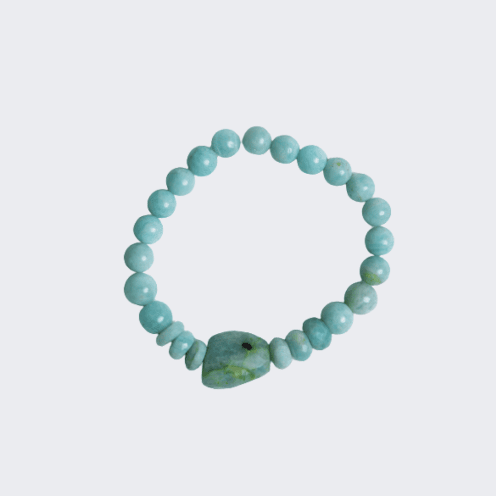 Amazonite sky blue bracelet