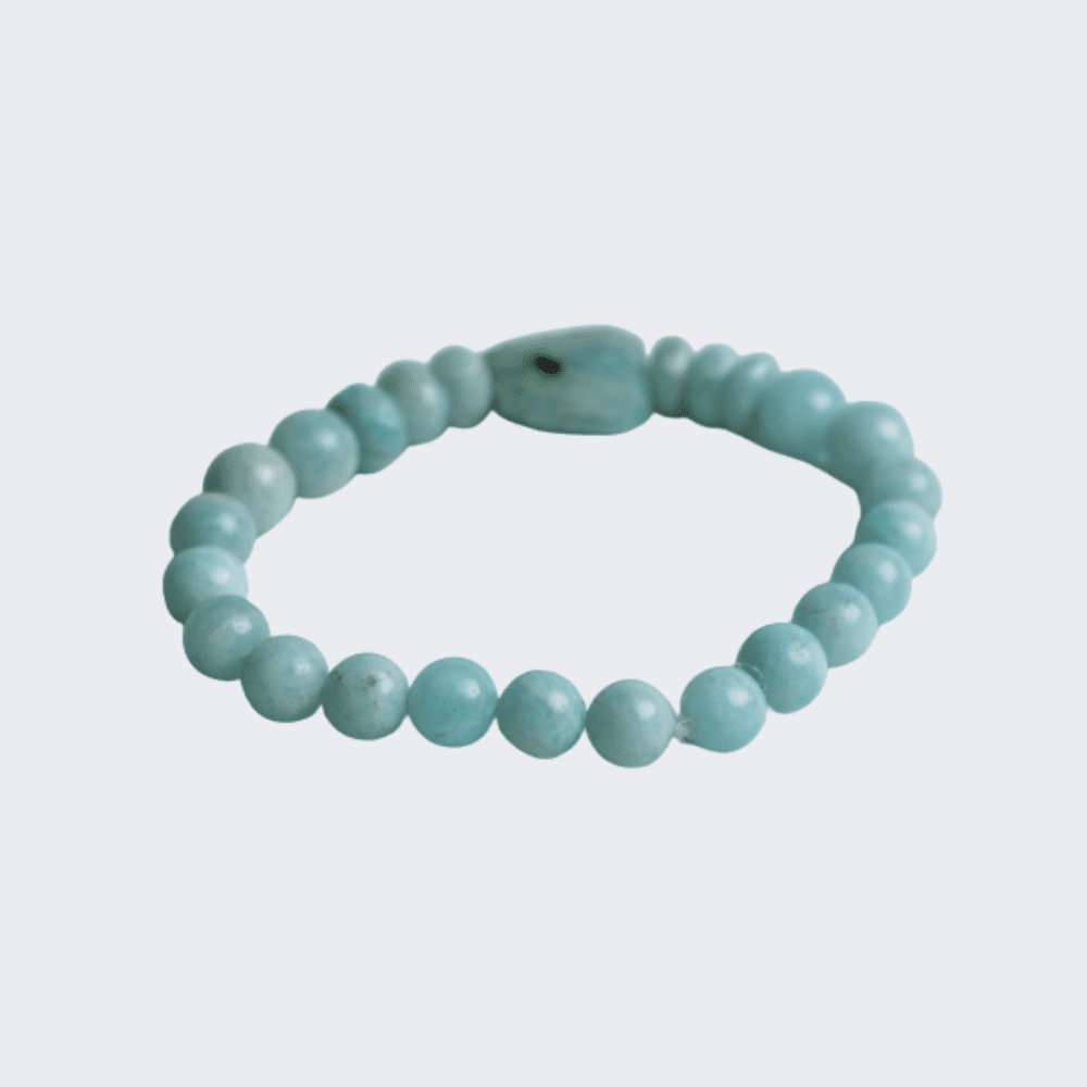 Amazonite sky blue bracelet