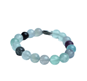 Multi color florite bracelet