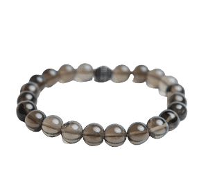 smoky quartz crystal bracelet