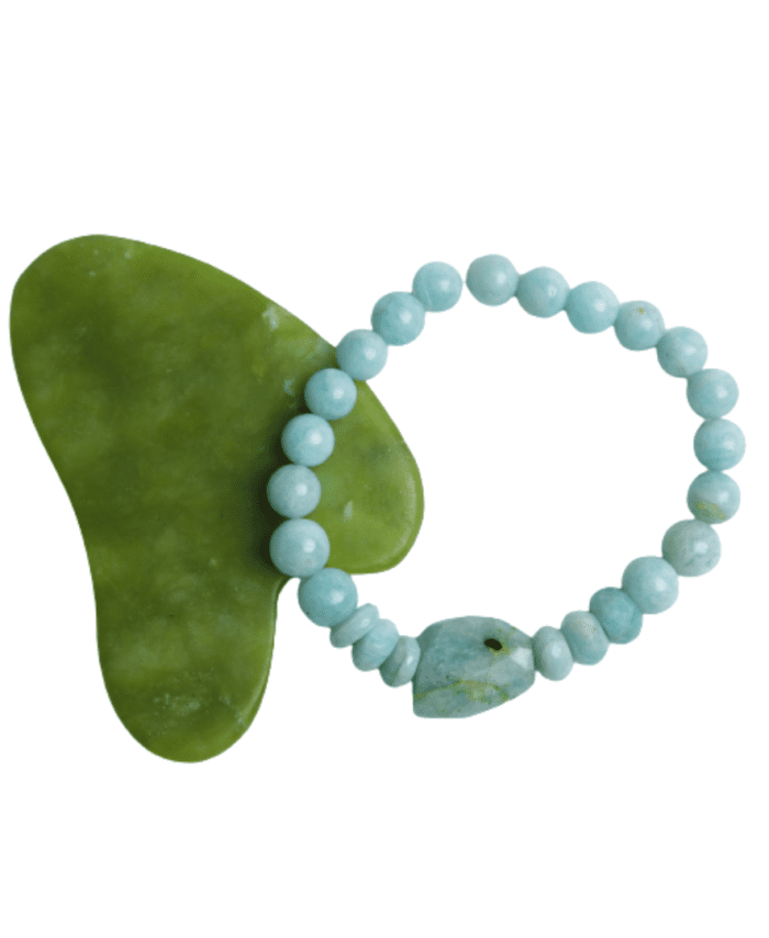 Amazonite sky blue bracelet