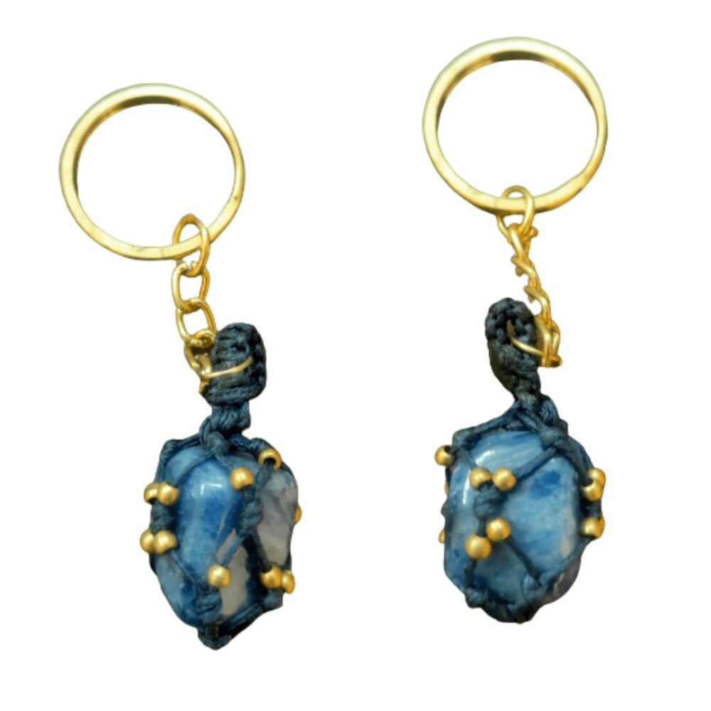 Gemstone Keychains Charm Crystal