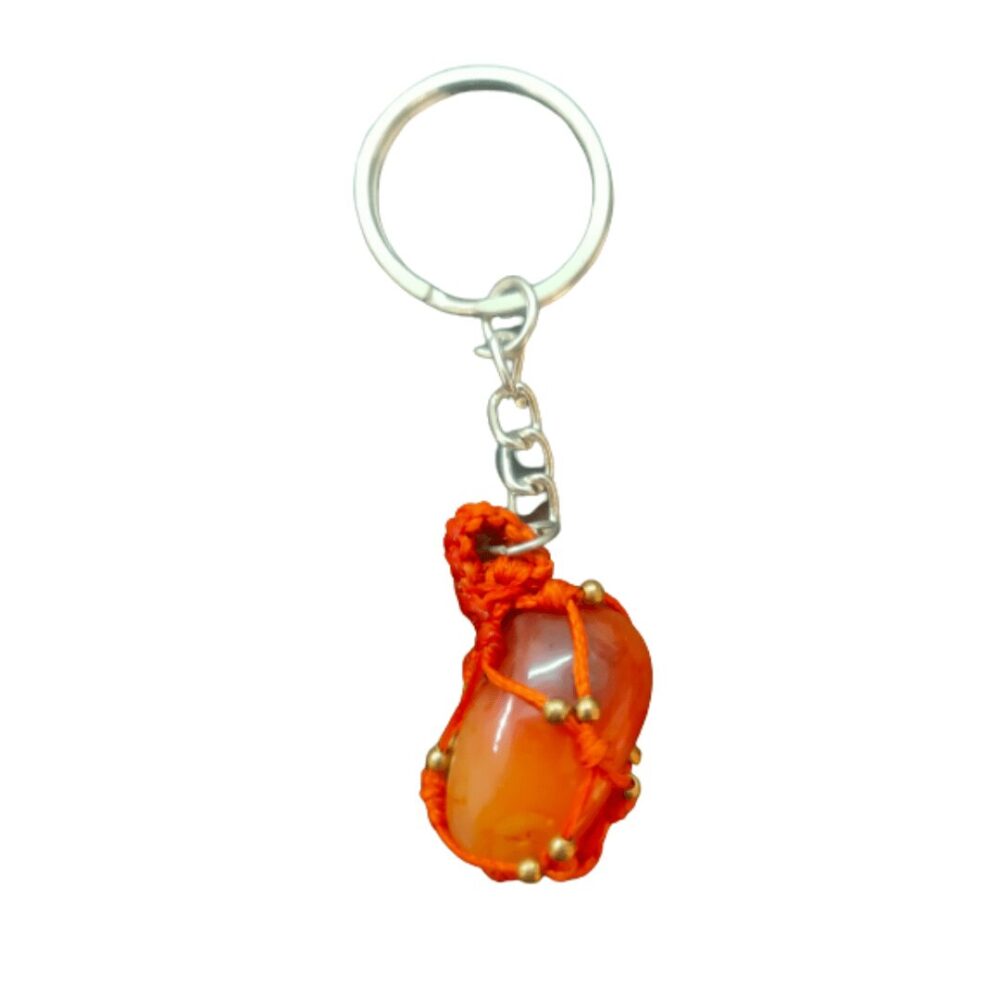 Gemstone Keychains Charm Crystal