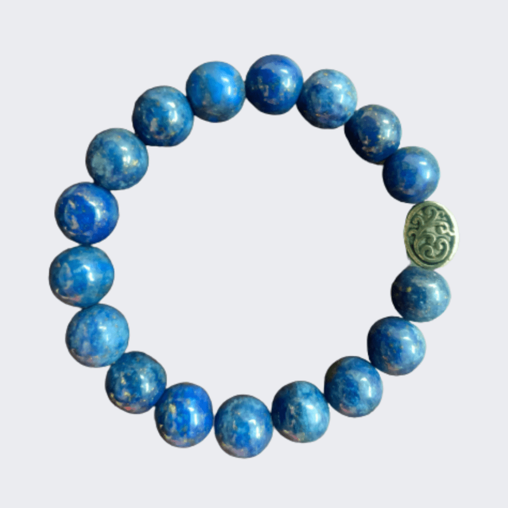 Blue lapis bracelet