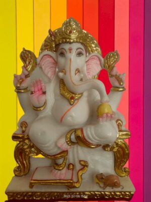 lord Ganesh marble statute